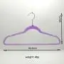 Plastic Hangers Light-Weight Clothes Hangers with silver sparkle star purple base for adult Plastic Hangers Light-Weight Clothes Hangers with silver sparkle star purple base for adult