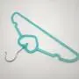 Plastic Hangers Light-Weight Clothes Hangers with skyblue with love star for adult Plastic Hangers Light-Weight Clothes Hangers with skyblue with love star for adult