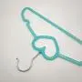 Plastic Hangers Light-Weight Clothes Hangers with skyblue with love star for adult Plastic Hangers Light-Weight Clothes Hangers with skyblue with love star for adult