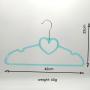 Plastic Hangers Light-Weight Clothes Hangers with skyblue with love star for adult