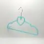 Plastic Hangers Light-Weight Clothes Hangers with skyblue with love star for adult Plastic Hangers Light-Weight Clothes Hangers with skyblue with love star for adult