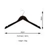Cheap Beautiful high Quality Wooden Hangers Premium Solid Suit Coats Hangers for Gentleman - Walnut Color, No slip, Thickness 12mm/0.5inch Cheap Beautiful high Quality Wooden Hangers Premium Solid Suit Coats Hangers for Gentleman - Walnut Color, No slip, Thickness 12mm/0.5inch