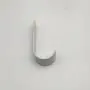 Reactangle shape Perforated aluminum alloy single hook load-bearing kitchen bathroom hanging clothes can be customized wholesale