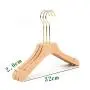 Premium Adult Solid Unfinished/Natural Wood Coat Suit Shirt Jacket Dress Hangers, Wooden Clothes Hangers- 360° Stronger Swivel Hook- Smoothly Cut Notches-3 Pack- Natural Color, 32cm,2cm thickness, 15cm hook with anti-slip silicone insert Premium Adult Solid Unfinished/Natural Wood Coat Suit Shirt Jacket Dress Hangers, Wooden Clothes Hangers- 360° Stronger Swivel Hook- Smoothly Cut Notches-3 Pack- Natural Color, 32cm,2cm thickness, 15cm hook with anti-slip silicone insert