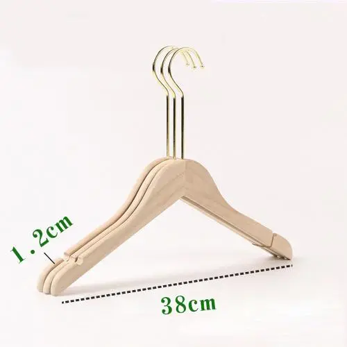Premium Adult Solid Unfinished/Natural Wood Coat Suit Shirt Jacket Dress Hangers, Wooden Clothes Hangers- 360° Stronger Swivel Hook- Smoothly Cut Notches-3 Pack- Natural Color, 38cm,1.2cm thickness, 15cm hook Premium Adult Solid Unfinished/Natural Wood Coat Suit Shirt Jacket Dress Hangers, Wooden Clothes Hangers- 360° Stronger Swivel Hook- Smoothly Cut Notches-3 Pack- Natural Color, 38cm,1.2cm thickness, 15cm hook