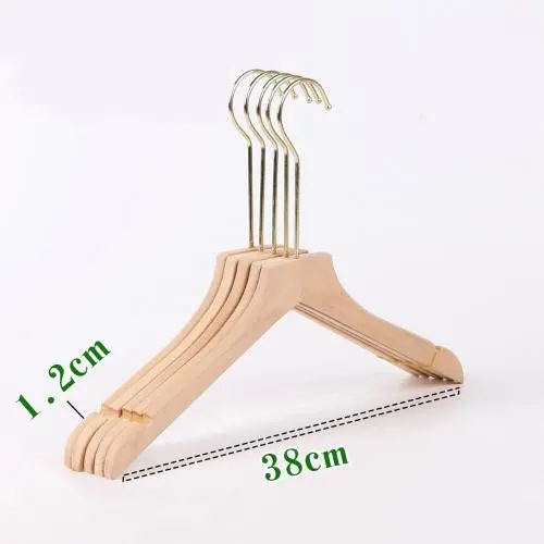 Premium Adult Solid Unfinished/Natural Wood Coat Suit Shirt Jacket Dress Hangers, Wooden Clothes Hangers- 360° Stronger Swivel Hook- Smoothly Cut Notches-3 Pack- Natural Color, 38cm,1.2cm thickness, 15cm hook Premium Adult Solid Unfinished/Natural Wood Coat Suit Shirt Jacket Dress Hangers, Wooden Clothes Hangers- 360° Stronger Swivel Hook- Smoothly Cut Notches-3 Pack- Natural Color, 38cm,1.2cm thickness, 15cm hook