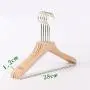 Premium Adult Solid Unfinished/Natural Wood Coat Suit Shirt Jacket Dress Hangers, Wooden Clothes Hangers- 360° Stronger Swivel Hook- Smoothly Cut Notches-3 Pack- Natural Color, 38cm,1.2cm thickness, 15cm hook Premium Adult Solid Unfinished/Natural Wood Coat Suit Shirt Jacket Dress Hangers, Wooden Clothes Hangers- 360° Stronger Swivel Hook- Smoothly Cut Notches-3 Pack- Natural Color, 38cm,1.2cm thickness, 15cm hook