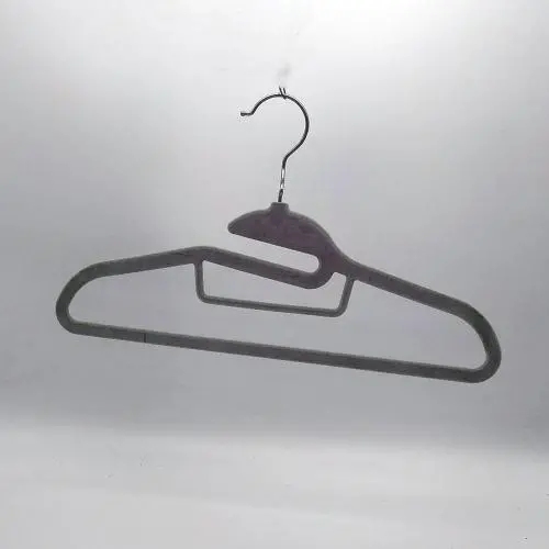 1 Pieces Colorful Non Slip Velvet Clothes Hangers 360 Degree Swivel Hook Strong and Durable Flocked Cloth Velvet Hanger,Sky Blue, with multiple chain metal hook