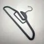 1 Pieces Colorful Non Slip Velvet Clothes Hangers 360 Degree Swivel Hook Strong and Durable Flocked Cloth Velvet Hanger,Sky Blue, with multiple chain metal hook