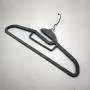 1 Pieces Colorful Non Slip Velvet Clothes Hangers 360 Degree Swivel Hook Strong and Durable Flocked Cloth Velvet Hanger,Sky Blue, with multiple chain metal hook