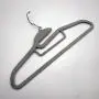 1 Pieces Colorful Non Slip Velvet Clothes Hangers 360 Degree Swivel Hook Strong and Durable Flocked Cloth Velvet Hanger,Sky Blue, with multiple chain metal hook