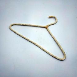 Clothes Metal Hangers coated by straw rope for Suit Hangers Stainless Steel Strong Metal Hangers 16 Inch for Heavy Duty Coat Hangers (Color : natural straw rope), new design for kids