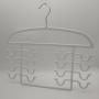 Non Slip Space Saving Hangers Organizer Plastic Multi-Layer Hanger Home Multi-Function Drying Rack Underwear Drying Rack Scarf Rack, White Non Slip Space Saving Hangers Organizer Plastic Multi-Layer Hanger Home Multi-Function Drying Rack Underwear Drying Rack Scarf Rack, White