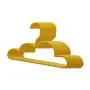 30 Pack Children Hangers with 6 Pcs Baby Closet Dividers, Heavy Duty Yellow Plastic Hangers Set for Kids and Baby Clothes