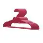 30 Pack Children Hangers with 6 Pcs Baby Closet Dividers, Heavy Duty Red Plastic Hangers Set for Kids and Baby Clothes