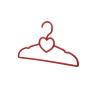 30 Pack Children Hangers with 6 Pcs Baby Closet Dividers, Heavy Duty Red Plastic Hangers Set for Kids and Baby Clothes