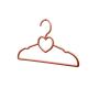 30 Pack Children Hangers with 6 Pcs Baby Closet Dividers, Heavy Duty Pink Plastic Hangers Set for Kids and Baby Clothes