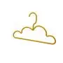 30 Pack Children Hangers with 6 Pcs Baby Closet Dividers, Heavy Duty Yellow Plastic Hangers Set for Kids and Baby Clothes