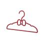 30 Pack Children Hangers with 6 Pcs Baby Closet Dividers, Heavy Duty Red Plastic Hangers Set for Kids and Baby Clothes