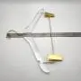 14mm thickness Round Top Clear Acrylic Skirt Pant Hangers with bar and Clips for women, Stylish Clothes Hanger with Gold Hooks - Coat Hanger for Dress, Suit - Closet Organizer Adult Hangers - Cloth Hangers 14mm thickness Round Top Clear Acrylic Skirt Pant Hangers with bar and Clips for women, Stylish Clothes Hanger with Gold Hooks - Coat Hanger for Dress, Suit - Closet Organizer Adult Hangers - Cloth Hangers