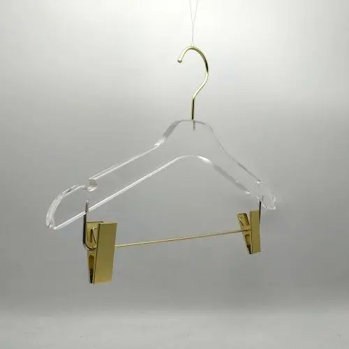 14mm thickness Round Top Clear Acrylic Skirt Pant Hangers with bar and Clips for women, Stylish Clothes Hanger with Gold Hooks - Coat Hanger for Dress, Suit - Closet Organizer Adult Hangers - Cloth Hangers 14mm thickness Round Top Clear Acrylic Skirt Pant Hangers with bar and Clips for women, Stylish Clothes Hanger with Gold Hooks - Coat Hanger for Dress, Suit - Closet Organizer Adult Hangers - Cloth Hangers