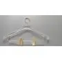 Flat Top Clear Acrylic Skirt Pant Hangers with bar and Clips for women, Stylish Clothes Hanger with Gold Hooks - Coat Hanger for Dress, Suit - Closet Organizer Adult Hangers - Cloth Hangers Flat Top Clear Acrylic Skirt Pant Hangers with bar and Clips for women, Stylish Clothes Hanger with Gold Hooks - Coat Hanger for Dress, Suit - Closet Organizer Adult Hangers - Cloth Hangers