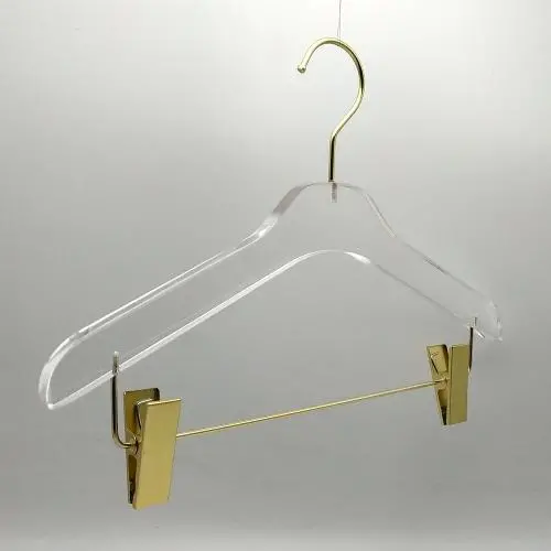 14mm thickness Round Top Clear Acrylic Skirt Pant Hangers with bar and Clips for women, Stylish Clothes Hanger with Gold Hooks - Coat Hanger for Dress, Suit - Closet Organizer Adult Hangers - Cloth Hangers 1pcs 14mm thickness Round Top Clear Acrylic Skirt Pant Hangers with bar and Clips for women, Stylish Clothes Hanger with Gold Hooks - Coat Hanger for Dress, Suit - Closet Organizer Adult Hangers - Cloth Hangers 1pcs