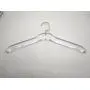 38cm length Designstyles Clear Acrylic Clothes Hangers - 10 Pk Stylish and Heavy Duty  (10mm,12mm,15mm options) Thick Premium Quality Closet Clothing Organizer with Gold Chrome Plated Steel Hooks - Non-Slip Notches