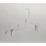 12inch Silver Aluminum Laundry Wire Clothes Shirt Coat Suit Hangers with Notches and Removable Clips