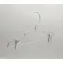 12inch Silver Aluminum Laundry Wire Clothes Shirt Coat Suit Hangers with Notches and Removable Clips 12inch Silver Aluminum Laundry Wire Clothes Shirt Coat Suit Hangers with Notches and Removable Clips