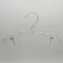 12inch Silver Aluminum Laundry Wire Clothes Shirt Coat Suit Hangers with Notches and Removable Clips 12inch Silver Aluminum Laundry Wire Clothes Shirt Coat Suit Hangers with Notches and Removable Clips