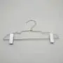 12inch Silver Aluminum Laundry Wire Clothes Shirt Coat Suit Hangers with Notches and Removable Clips 12inch Silver Aluminum Laundry Wire Clothes Shirt Coat Suit Hangers with Notches and Removable Clips