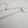 12inch Silver Aluminum Laundry Wire Clothes Shirt Coat Suit Hangers with Notches and Removable Clips