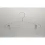 15inch Silver Aluminum Laundry Wire Clothes Shirt Coat Suit Hangers with Notches and Removable Clips 15inch Silver Aluminum Laundry Wire Clothes Shirt Coat Suit Hangers with Notches and Removable Clips