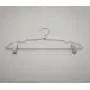 15inch Silver Aluminum Laundry Wire Clothes Shirt Coat Suit Hangers with Notches and Removable Clips 15inch Silver Aluminum Laundry Wire Clothes Shirt Coat Suit Hangers with Notches and Removable Clips