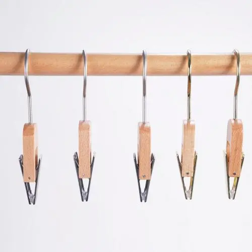 10 Pcs Beech Wood Travel Hangers with Clips - Portable Folding Clothes Hangers Travel Accessories Foldable Clothes Drying Rack for Travel 10 Pcs Beech Wood Travel Hangers with Clips - Portable Folding Clothes Hangers Travel Accessories Foldable Clothes Drying Rack for Travel