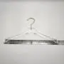 5pcs 30cm length Quality Acrylic Clear Hangers for Kids, Made of Clear Acrylic for a Luxurious Look and Feel with Swivel Hook (Shirt)