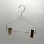 5pcs 30cm length Quality Acrylic Clear Hangers with metal bar and clips for Kids, Made of Clear Acrylic for a Luxurious Look and Feel with Swivel Hook (Shirt) 5pcs 30cm length Quality Acrylic Clear Hangers with metal bar and clips for Kids, Made of Clear Acrylic for a Luxurious Look and Feel with Swivel Hook (Shirt)