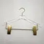 5pcs 30cm length Quality Acrylic Clear Hangers with metal bar and clips for Kids, Made of Clear Acrylic for a Luxurious Look and Feel with Swivel Hook (Shirt) 5pcs 30cm length Quality Acrylic Clear Hangers with metal bar and clips for Kids, Made of Clear Acrylic for a Luxurious Look and Feel with Swivel Hook (Shirt)