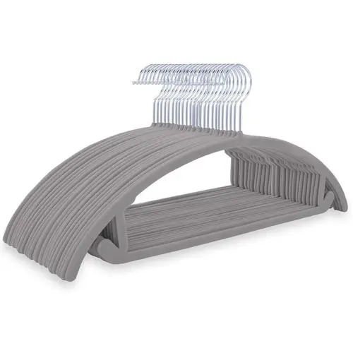 Premium Velvet Hangers, Non Slip Suit Clothes Hangers Coat Hangers (100 Pack) Ultra Thin Space Saving with Heavy Duty 360 Swivel Chrome Hook (Titanium Grey) Premium Velvet Hangers, Non Slip Suit Clothes Hangers Coat Hangers (100 Pack) Ultra Thin Space Saving with Heavy Duty 360 Swivel Chrome Hook (Titanium Grey)