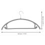 Premium Velvet Hangers, Non Slip Suit Clothes Hangers Coat Hangers (100 Pack) Ultra Thin Space Saving with Heavy Duty 360 Swivel Chrome Hook (Titanium Grey)