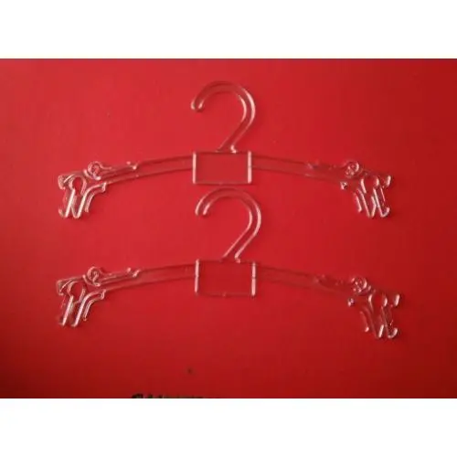 Clear Junior Top, Small 11.5 inch Space Saving Teen Notches Hook (Set of 100) Plastic Kids Hanger Clear Junior Top, Small 11.5 inch Space Saving Teen Notches Hook (Set of 100) Plastic Kids Hanger