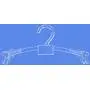 Clear Junior Top, Small 11.5 inch Space Saving Teen Notches Hook (Set of 100) Plastic Kids Hanger Clear Junior Top, Small 11.5 inch Space Saving Teen Notches Hook (Set of 100) Plastic Kids Hanger
