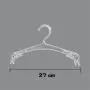 Clear Junior Top, Small 11 inch Space Saving Teen Notches Hook (Set of 100) Plastic Kids Hanger Clear Junior Top, Small 11 inch Space Saving Teen Notches Hook (Set of 100) Plastic Kids Hanger