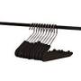 HANGEASE HANGERS - Richard Chrome Black Friction Slacks Hangers - Three Pack Slack Pant Trousers Jean Hangers - Pant Hangers - Open Ended Pants Easy Slide Organizers - Cedar Blocks for Clothes Storage HANGEASE HANGERS - Richard Chrome Black Friction Slacks Hangers - Three Pack Slack Pant Trousers Jean Hangers - Pant Hangers - Open Ended Pants Easy Slide Organizers - Cedar Blocks for Clothes Storage