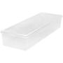 IRIS USA 105000 30" Wrapping Paper Storage Box, Clear