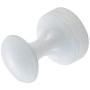 LIOOBO Brass Wall Hook Decorative Robe Coat Hook Bathroom Towel Hanger Closet Clothes Hat Hanging Rack for Kitchen Home (White)