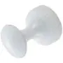 LIOOBO Brass Wall Hook Decorative Robe Coat Hook Bathroom Towel Hanger Closet Clothes Hat Hanging Rack for Kitchen Home (White)