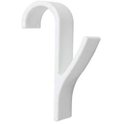 icoXXch Hooks for Hanging Heated Towel Radiator Rail, Bathroom Matte White Hangers Coats Holder Storage for Clothes, Keys, Bags, Kitchen, Cabinet, Drawer, Wardrobe, Office