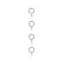 Three By Three Seattle Cliffhanger Coat Hook, Chrome (24509) Three By Three Seattle Cliffhanger Coat Hook, Chrome (24509)